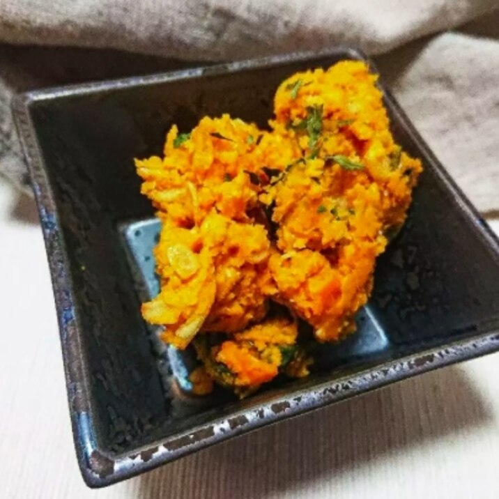 電子レンジでプロの味！簡単かぼちゃのフルグラサラダ